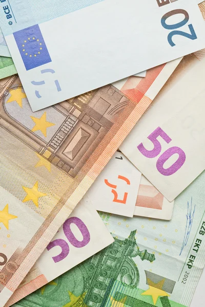 Eurosedlar Bakgrund — Stockfoto