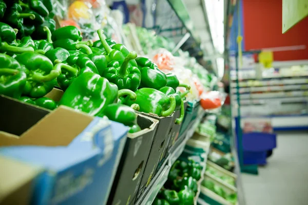 stock image Picture of fresh bell peppers and other vegetabl