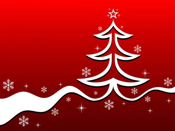 Weihnachtlicher Hintergrund — Stockvektor