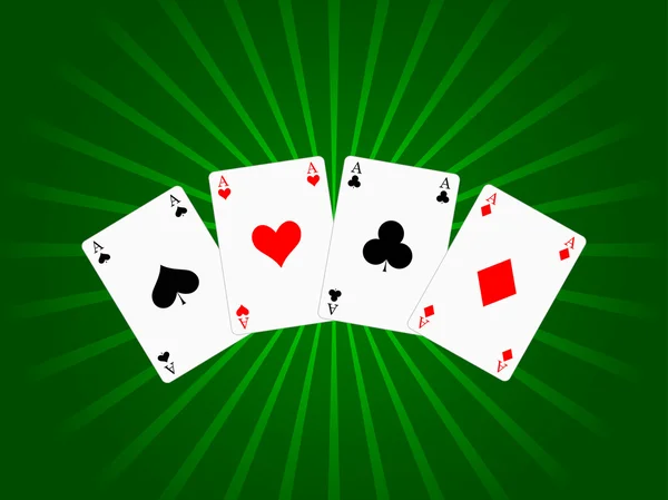 Pozadí herních karet — Stockový vektor
