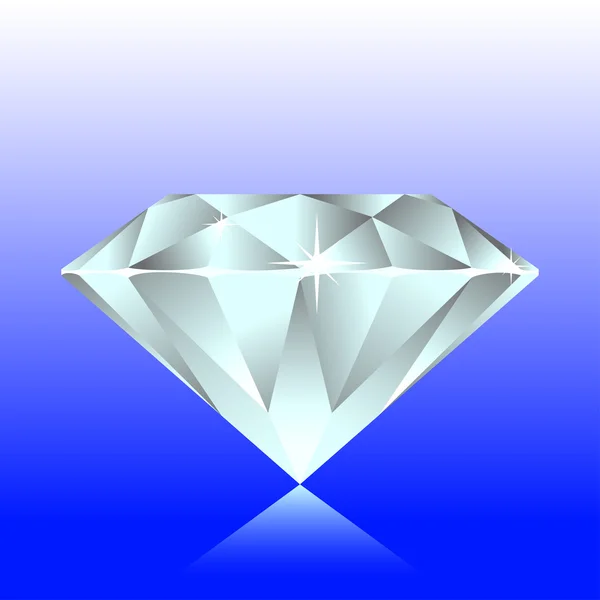 Vektordiamant — Stockvektor