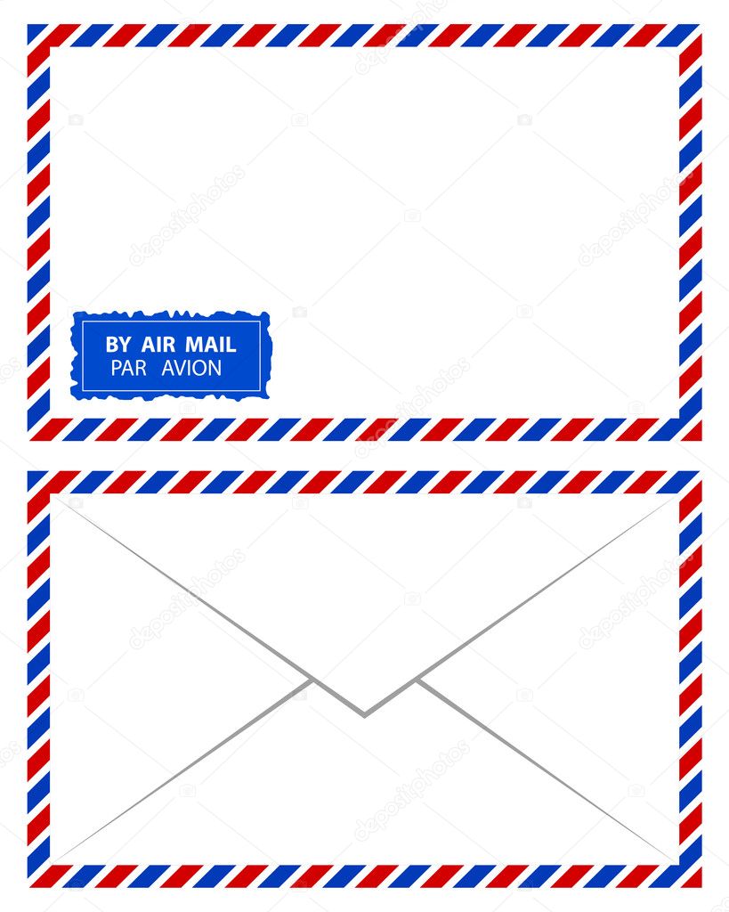 Air mail vector