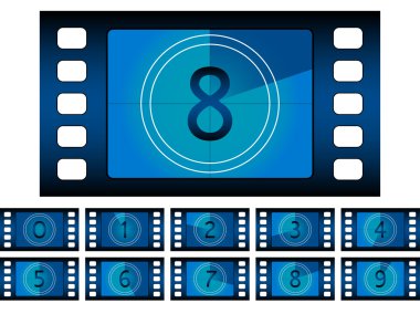 Filmstrip clipart