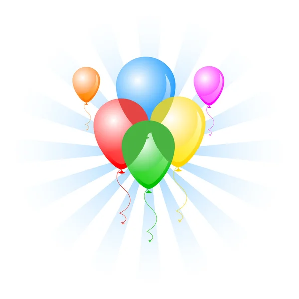 Ballon coloré — Image vectorielle