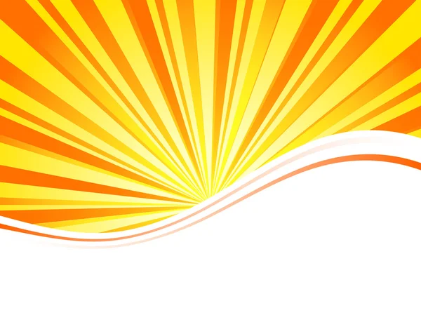 Sunburst för Företagsbroschyr — Stock vektor