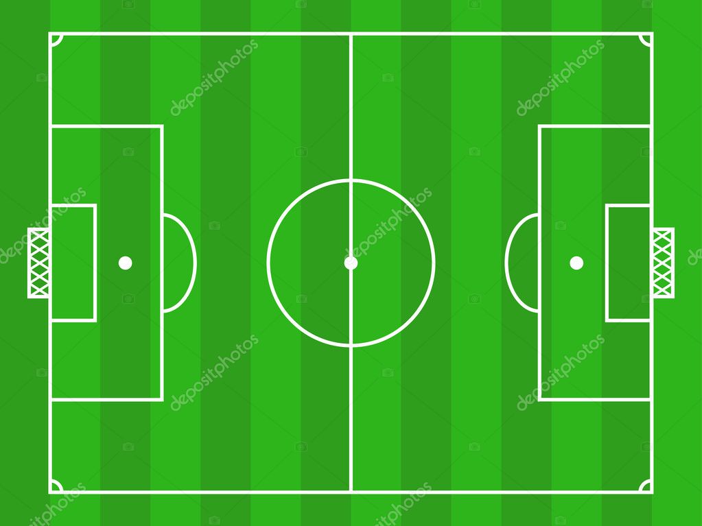 Soccer Field — Stock Vector © dezign80 #1704154