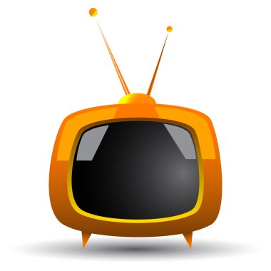 Retro TV clipart