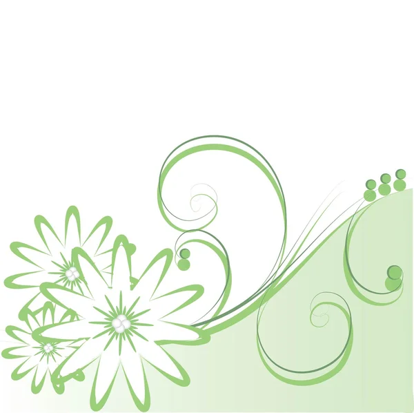 サンプル t と抽象の花の背景 — ストックベクタ
