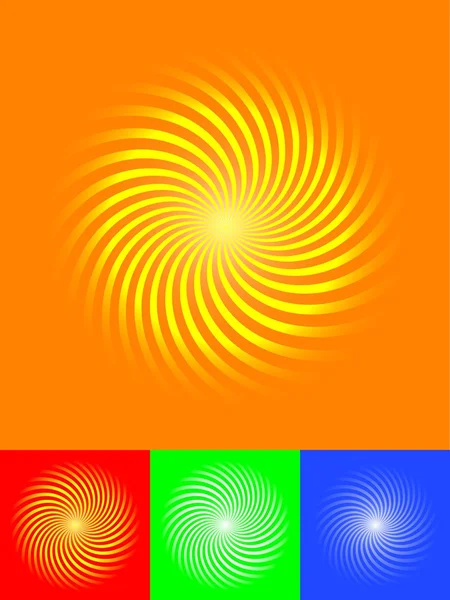 Couchers de soleil — Image vectorielle