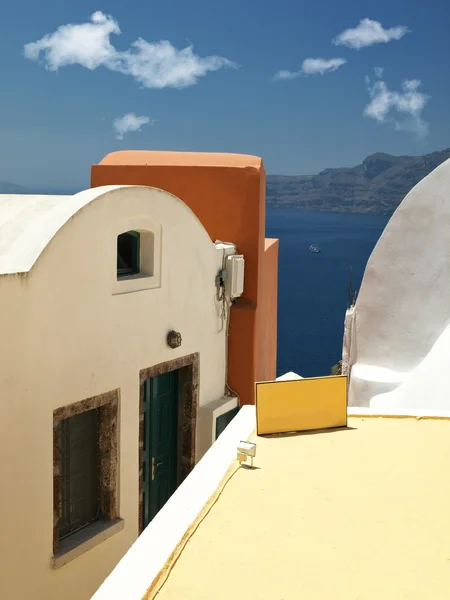 Isla de santorini Cícladas, Grecia,, — Stockfoto