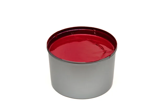 Red printing ink — Stock Photo, Image