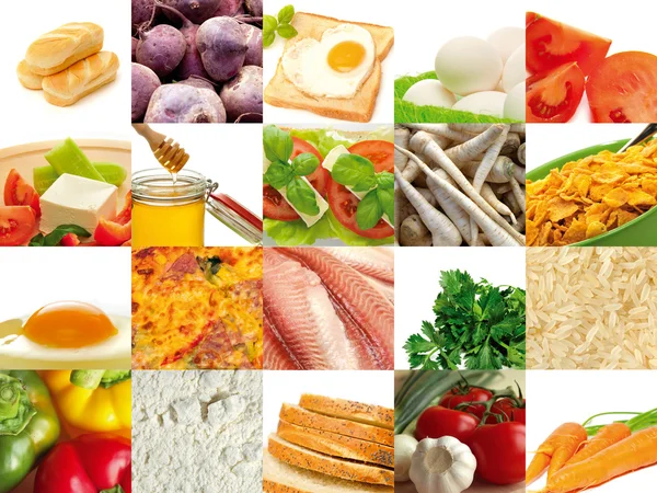 Zusammensetzung der Lebensmittel — Stockfoto