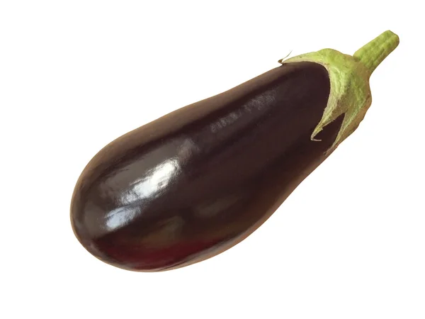 Aubergine with clipping path — Stock Photo, Image