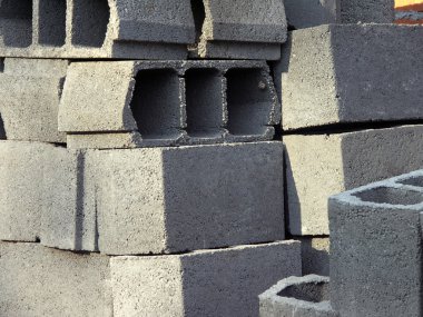 Hollow bricks clipart