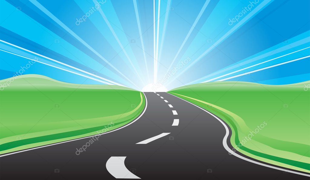 road to heaven clipart