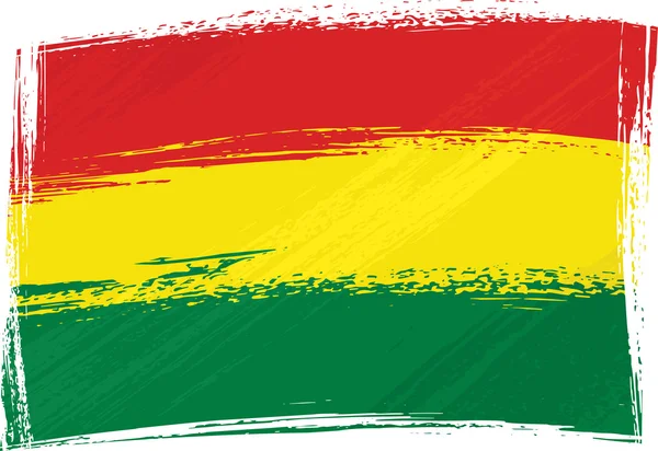 グランジ ボリビアの国旗 — ストックベクタ
