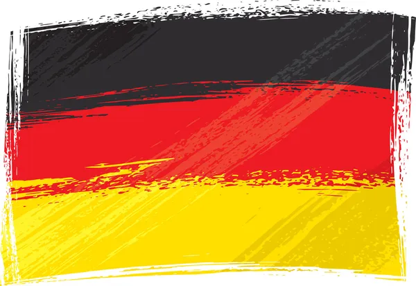 Grunge deutschland flagge — Stockvektor