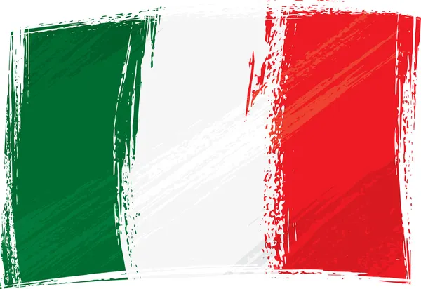 Grunge Italy flag — Stock Vector