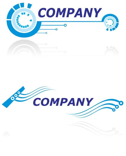 Modern şirket logosu — Stok Vektör