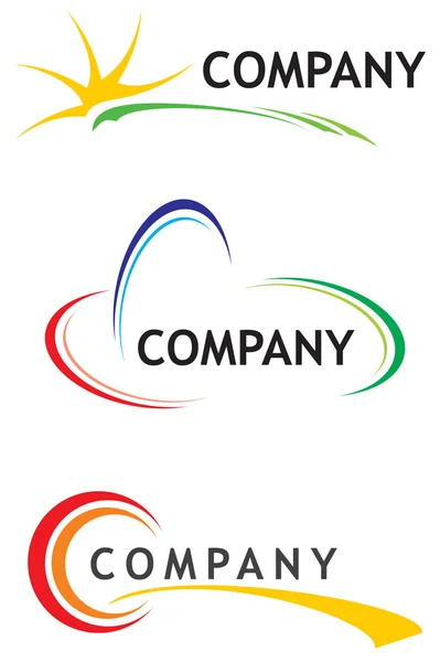 Vállalati logó sablonok — Stock Vector
