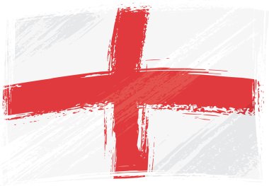 Grunge England flag clipart