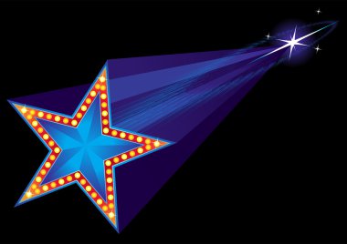 Coming star clipart