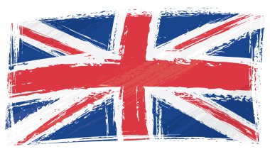Grunge United Kingdom flag clipart