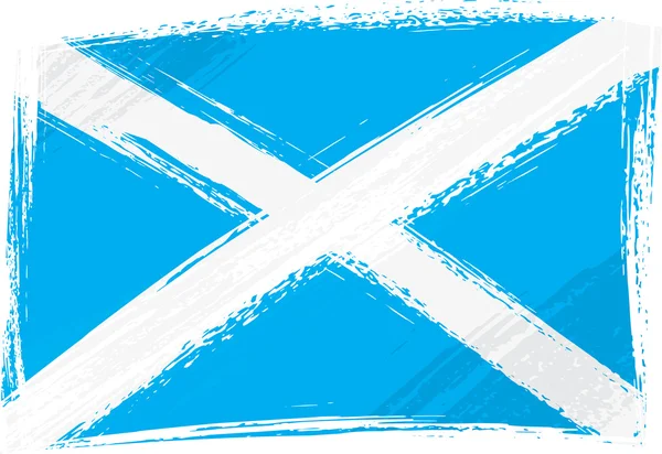 Grunge Scozia bandiera — Vettoriale Stock