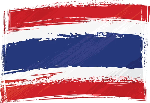 Flaga Tajlandii grunge — Wektor stockowy