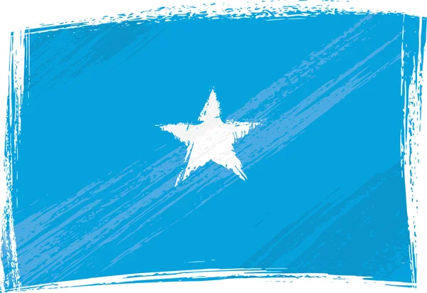 Σημαία της Σομαλίας grunge — Διανυσματικό Αρχείο