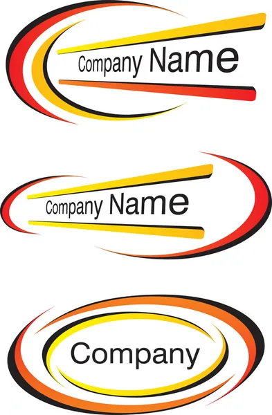 Firemní logo šablon — Stockový vektor