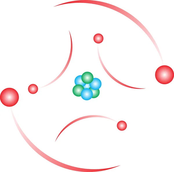 Abstrakt atom — Stock vektor