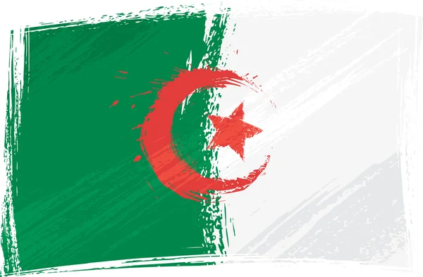 Grunge Argelia Bandera — Vector de stock