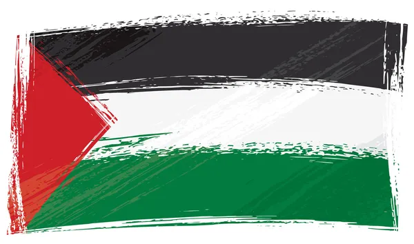 Grunge Palestine Drapeau — Image vectorielle