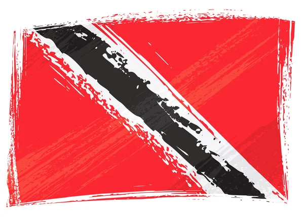 stock vector Grunge Trinidad and Tobago flag