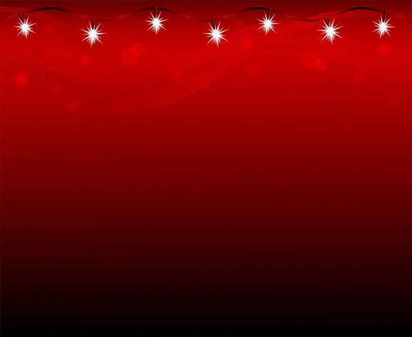 Lampade su sfondo rosso — Vettoriale Stock