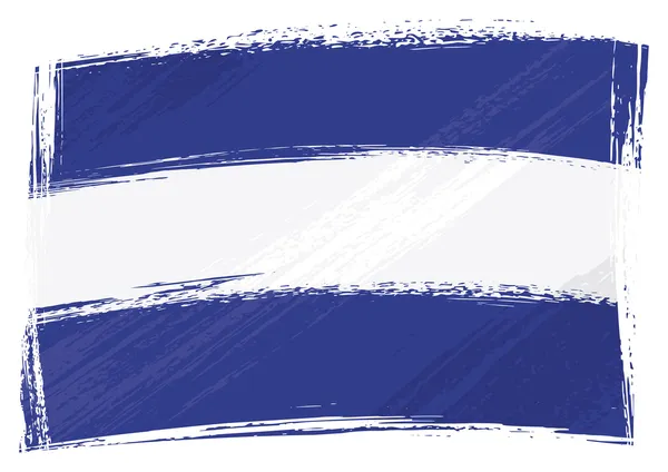 Grunge σημαία του Ελ Σαλβαδόρ — Διανυσματικό Αρχείο
