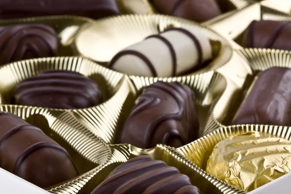 Assorted chocolates — Stock Photo, Image