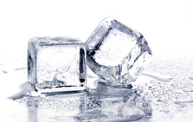 Melting ice cubes clipart