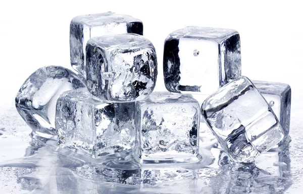 Olvadó jég-kocka Jogdíjmentes Stock Képek