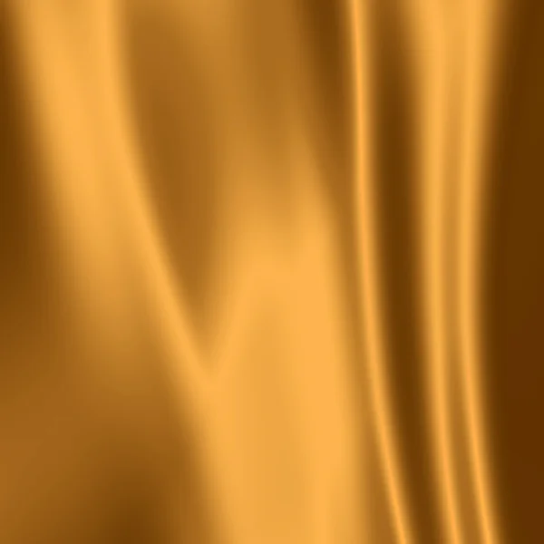Golden silk fabric — Stock Photo, Image