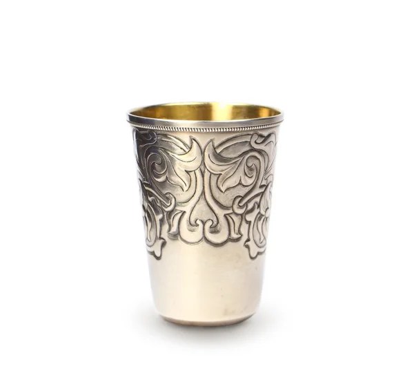 Antique silver cup — Stock Photo, Image