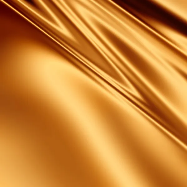 Gouden zijde stof — Stockfoto