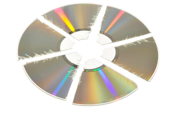 Bozuk cd — Stok fotoğraf
