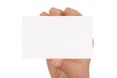 Blank Business Card clipart