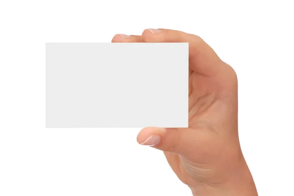 Cartão comercial em branco — Fotografia de Stock