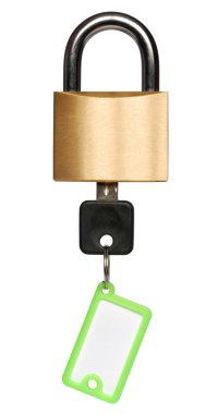 Padlock with Key clipart