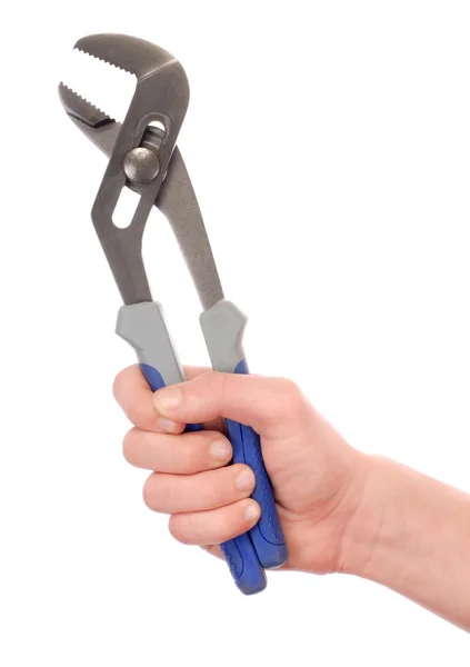 Mão com ferramenta — Fotografia de Stock