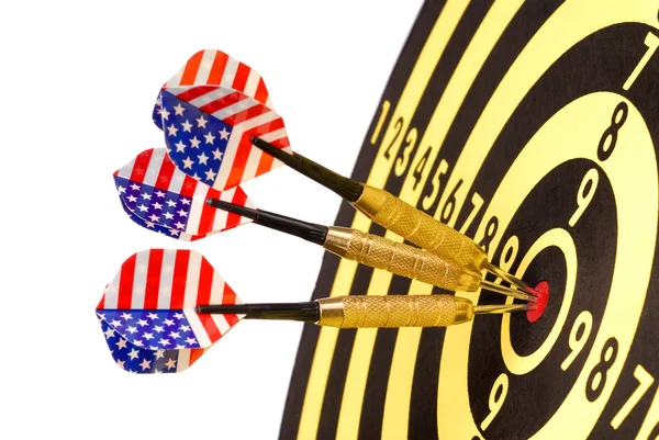 Target with Darts — Stock Photo, Image
