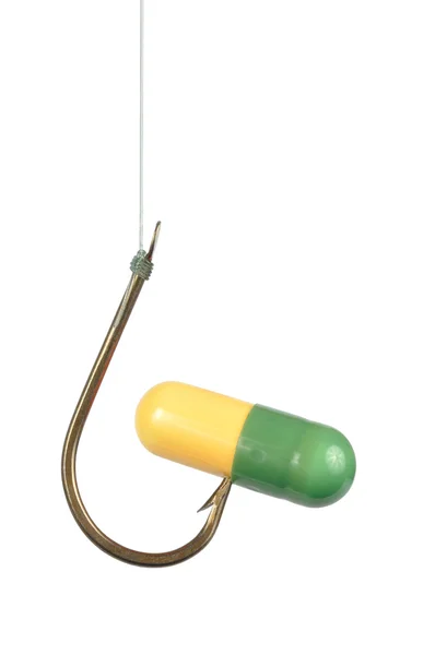 Hook with Capsule — Stock Photo, Image